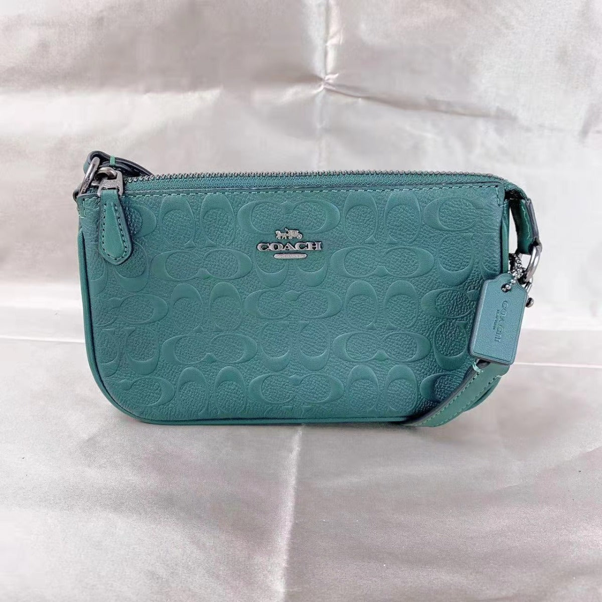 COACH C7362 NOLITA 19 IN SIGNATURE LEATHER IN FOREST COACH C7362 NOLITA 19 IN SIGNATURE LEATHER IN FOREST